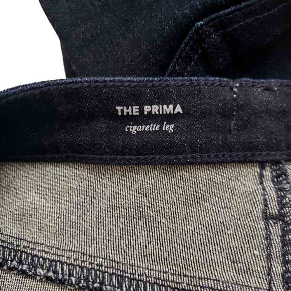 Adriano Goldschmied Dark Denim Jeans Blue Cigarette Leg Women's Side 28R - Picture 4 of 6